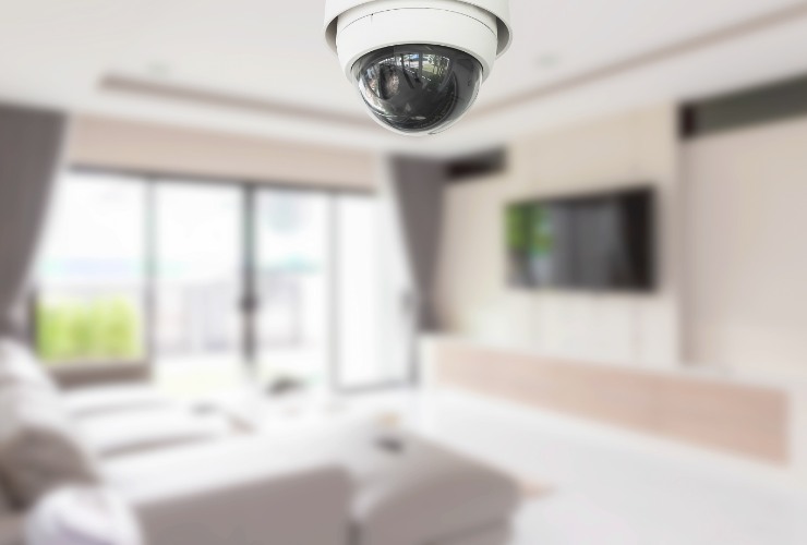 telecamera di sorveglianza all'interno