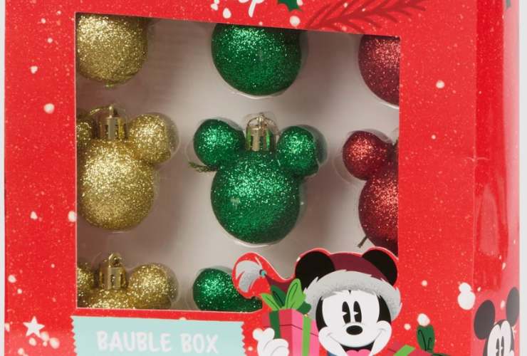 palline di natale topolino