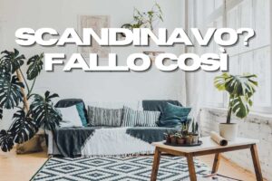 salotto scandinavo