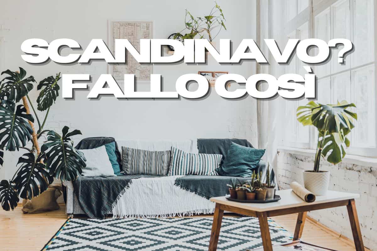 salotto scandinavo