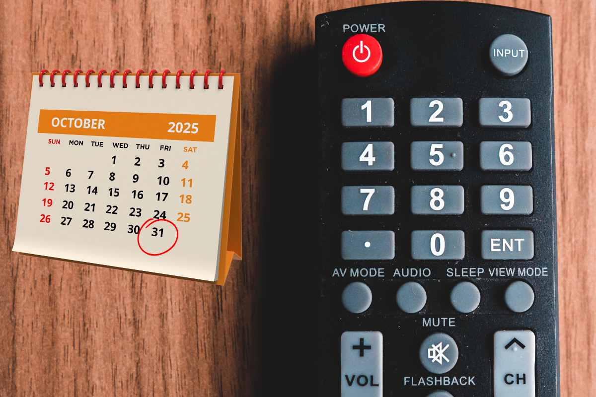 telecomando e caledario ottobre