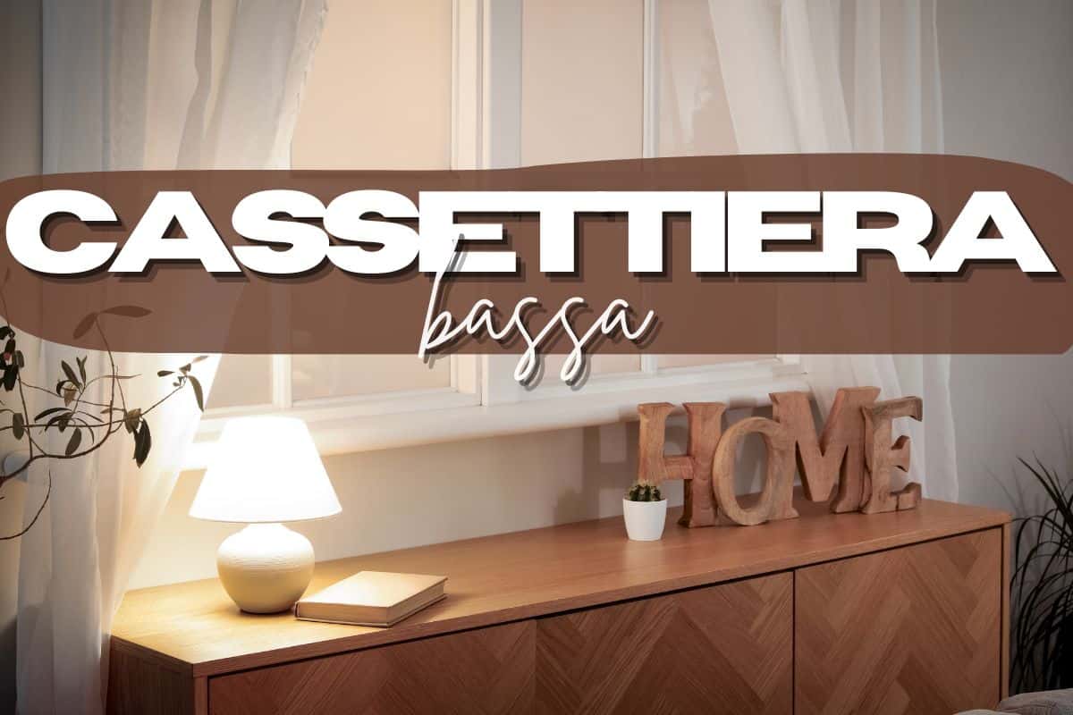 cassettiera legno