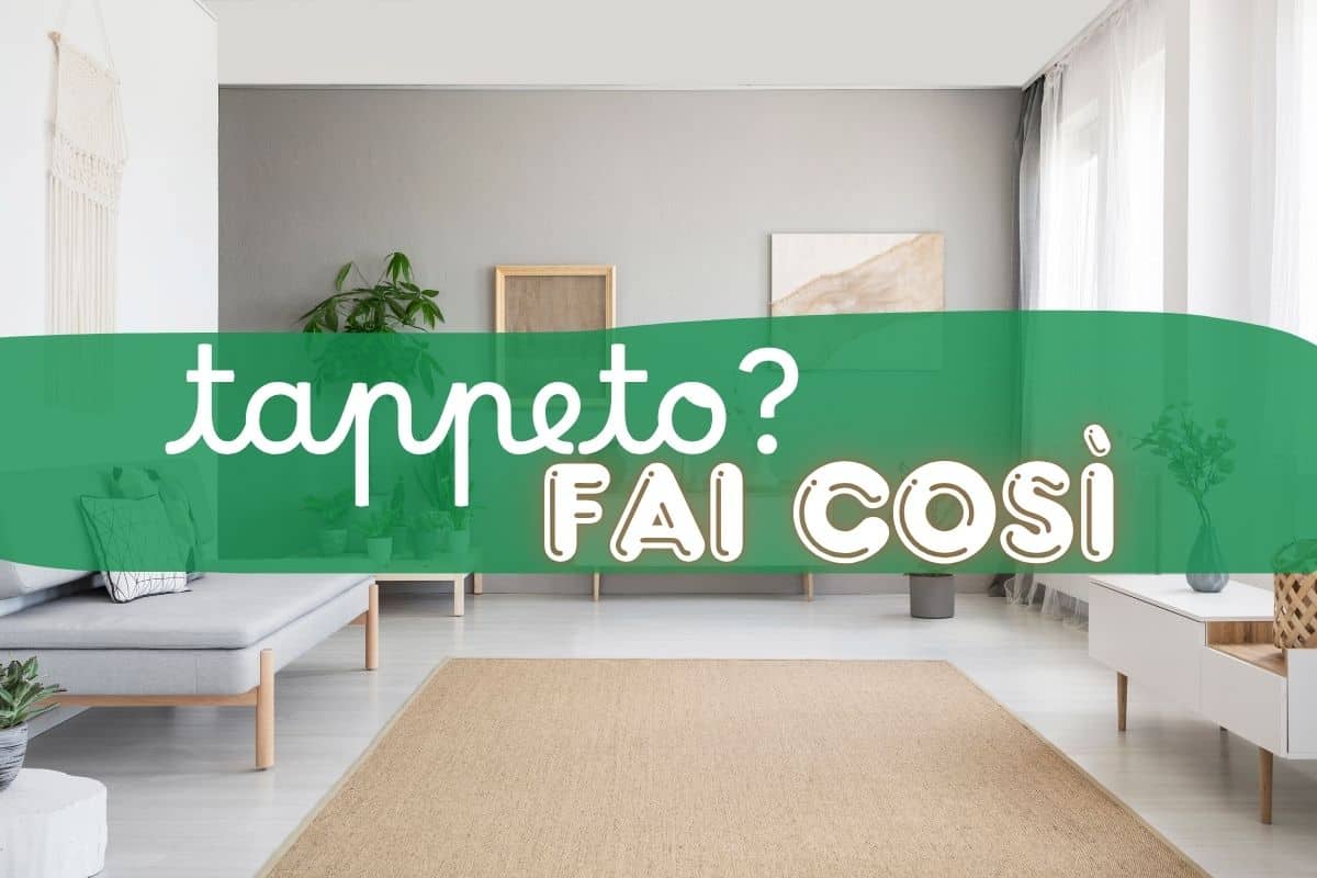 tappeto in salotto