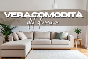 divano con pochi cuscini