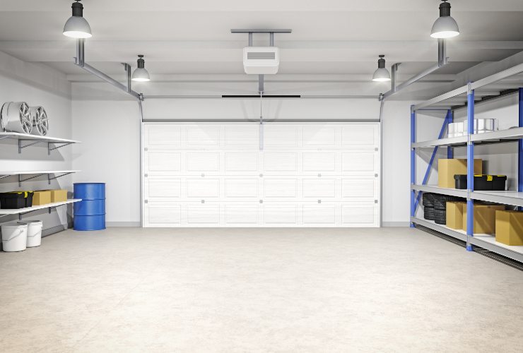 scorcio di un garage