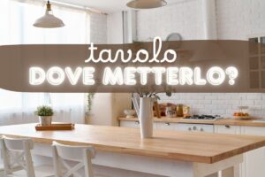 tavolo in cucina