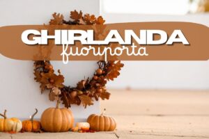 ghirlanda con foglie