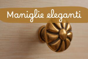 maniglia ottone