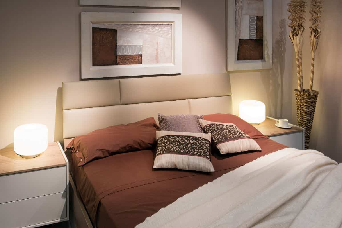 Camera da letto terracotta