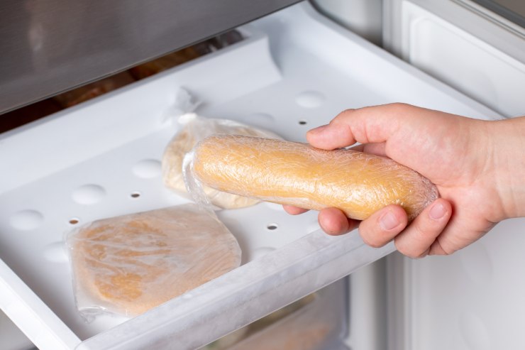 Del pane nel freezer