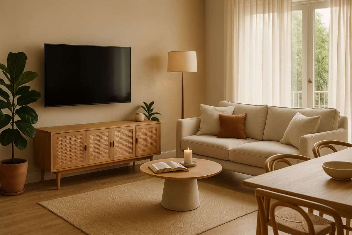 salotto con TV