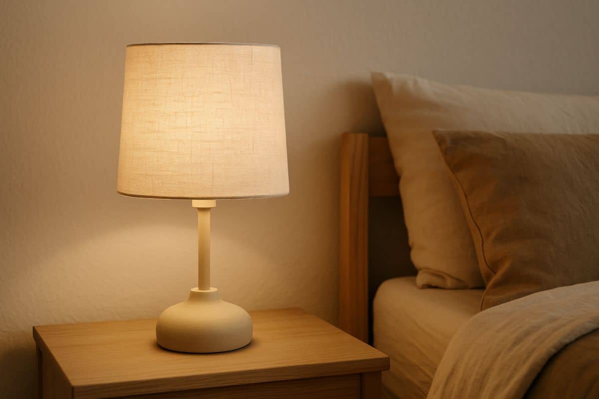 Lampada in camera da letto