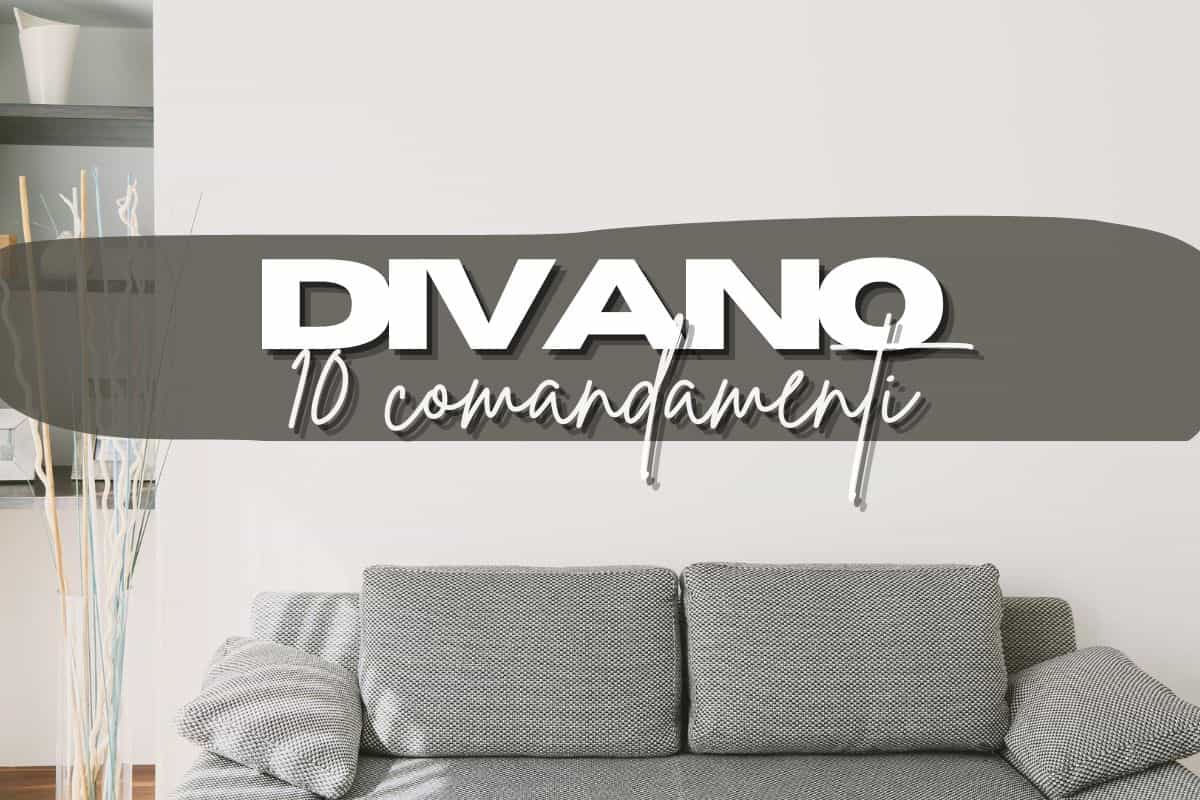 Divano grigio