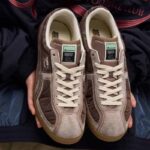 scarpe puma kidsuper brasil marrone