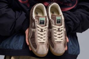 scarpe puma kidsuper brasil marrone