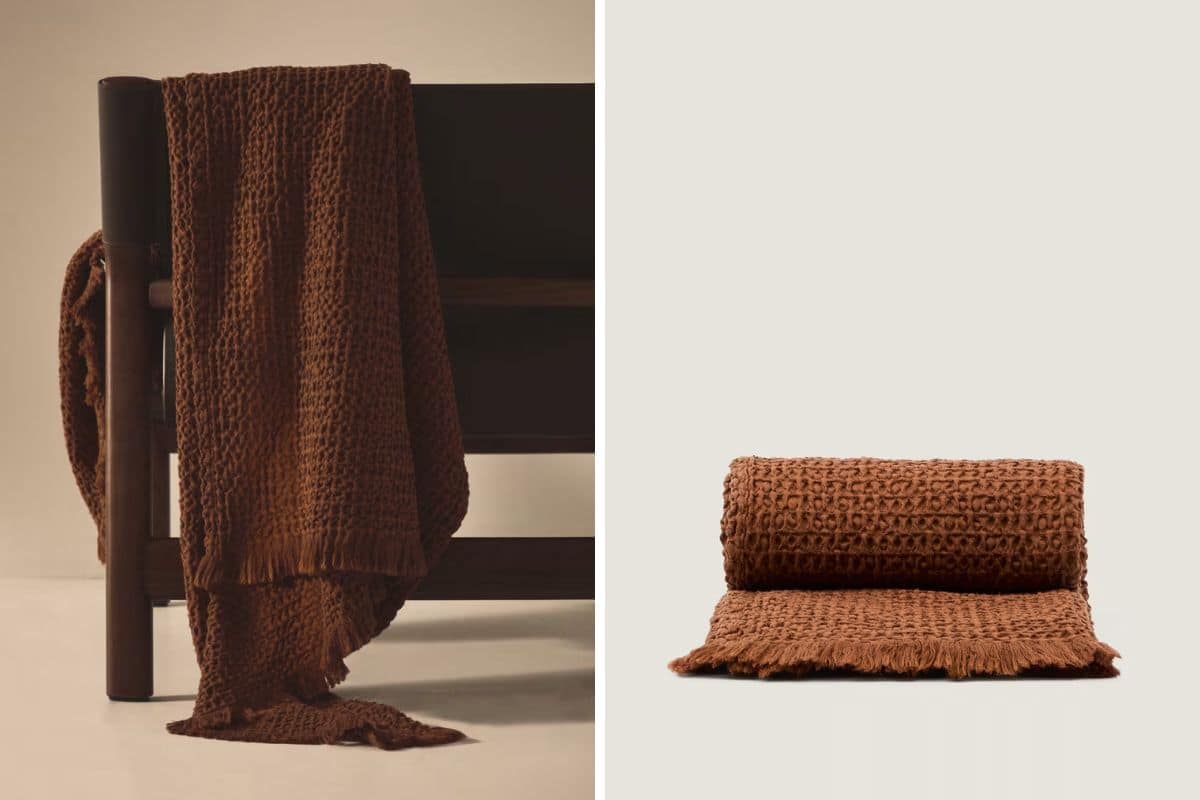 plaid color terracotta