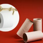 carta igienica e tubo che la contiene
