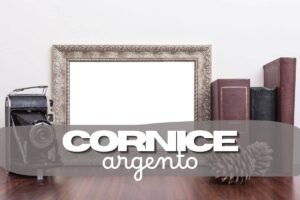 Cornice argento
