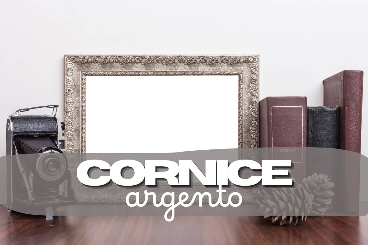 Cornice argento