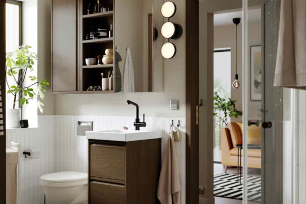 Bagno in stile urban Ikea