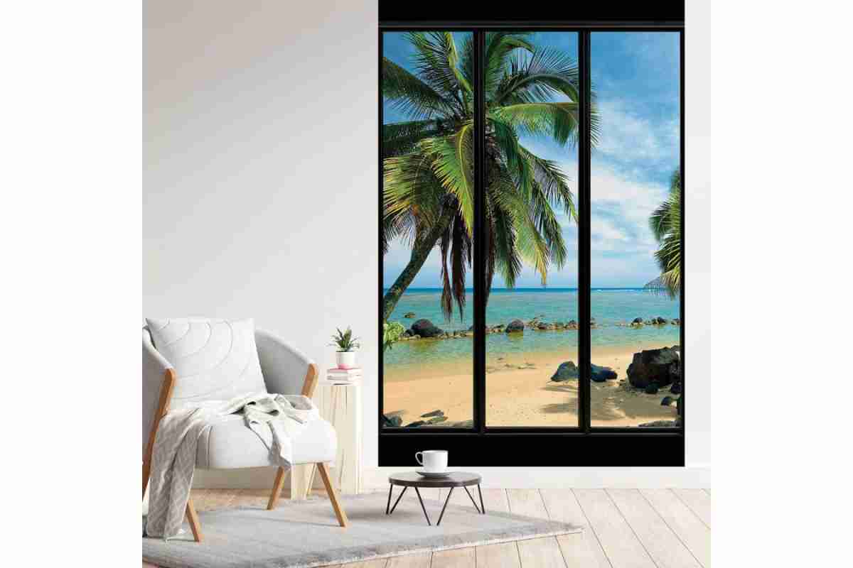 Carta da parati paesaggio spiaggia Maisons du Monde 