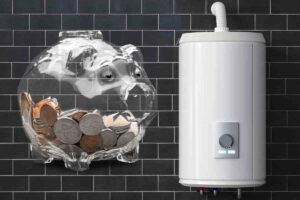 Scaldabagno e salvadanaio