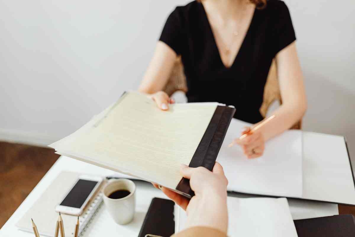 Consegnare documenti