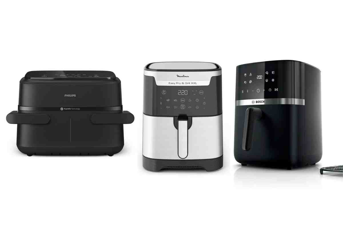 tre Friggitrici ad aria in offerta Unieuro