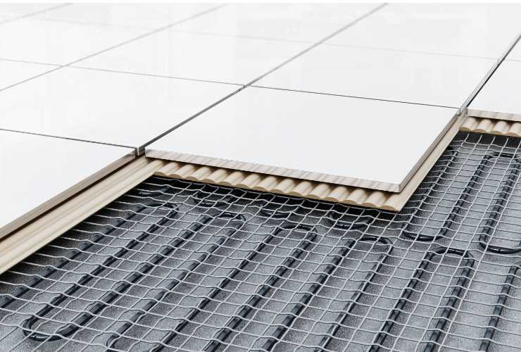 impianto a pannelli radianti pavimenti