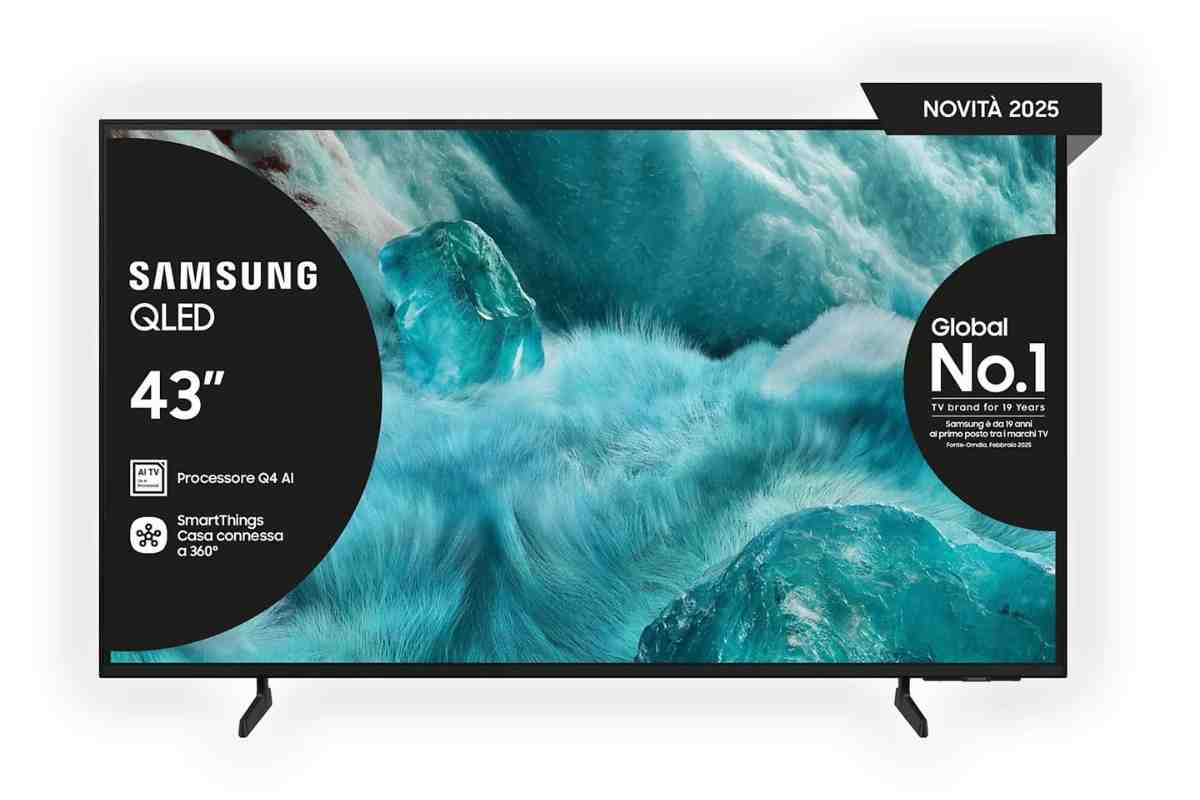 TV SAMSUNG QE43Q7FAAUXZT tra i migliori televisori con le offerte black friday mediaworld