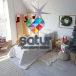 cameretta bambini e logo satur