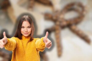 nastro a cascata zara home e donna che fa ok con le mani