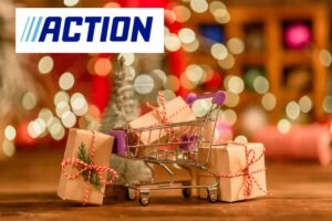 pacchi di natale carrello logo action