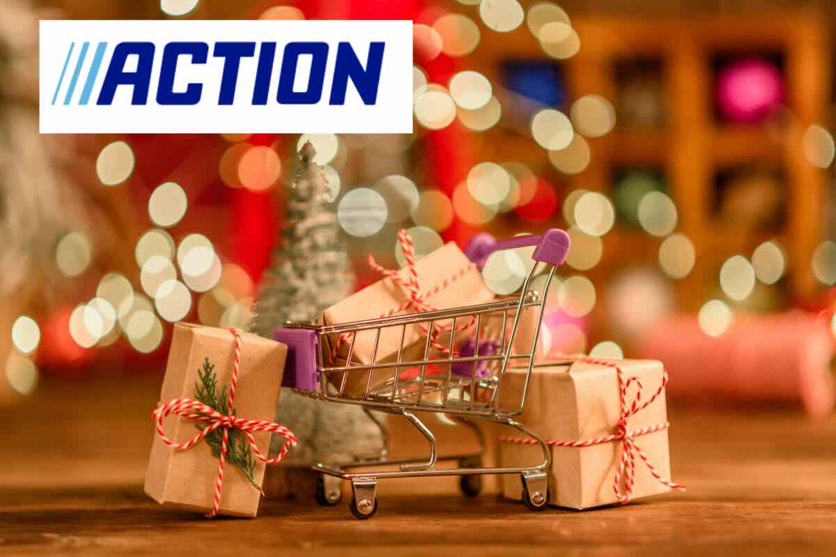 pacchi di natale carrello logo action