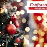 albero di natale e logo conforama