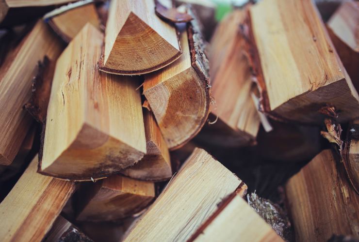pila di legna 