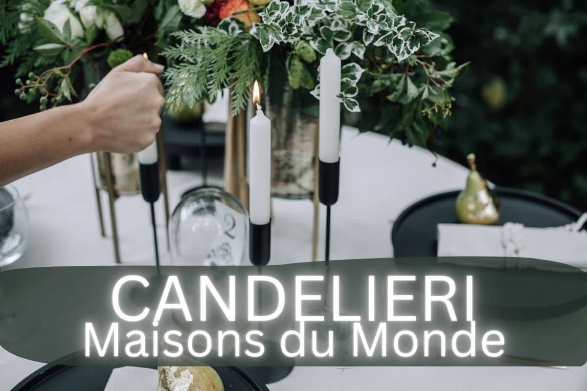 Tavola con candelieri