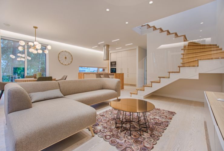 soggiorno di casa arredato