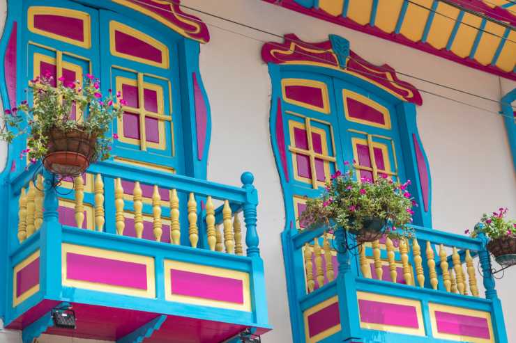 Dei balconi colorati 