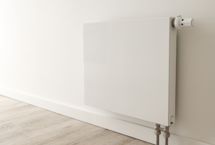 termosifone sulla parete