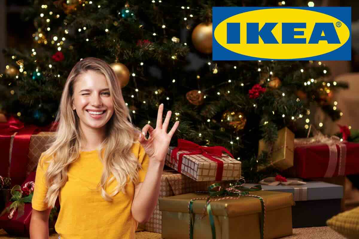 natale, donna felice, logo ikea