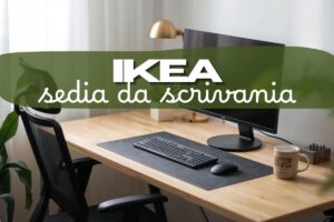 Scrivania con sedia
