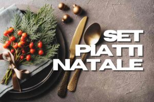 Piatto con decorazione natalizia