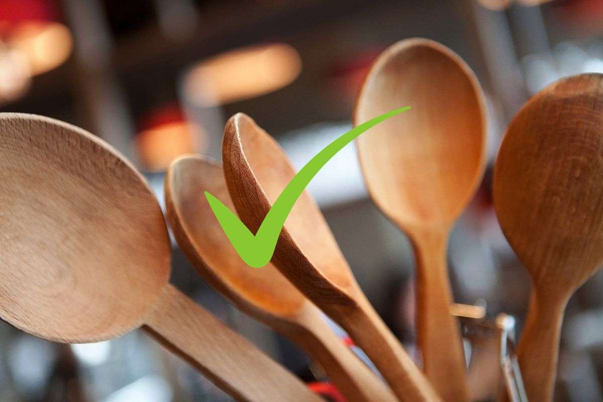 pulizia mestoli cucina