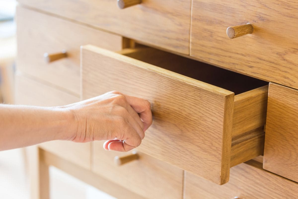 cassetto che si apre