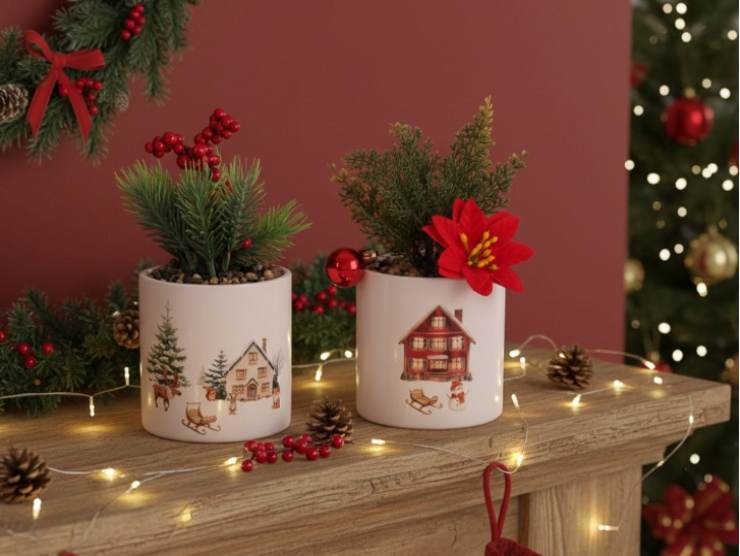 piantine finte satur