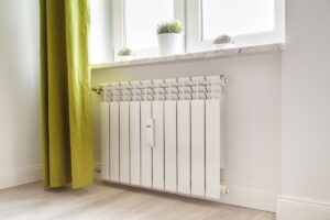 termosifone sotto la finestra