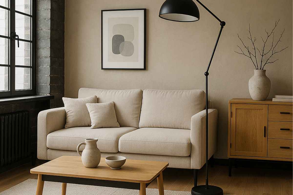 salotto stile indastrial