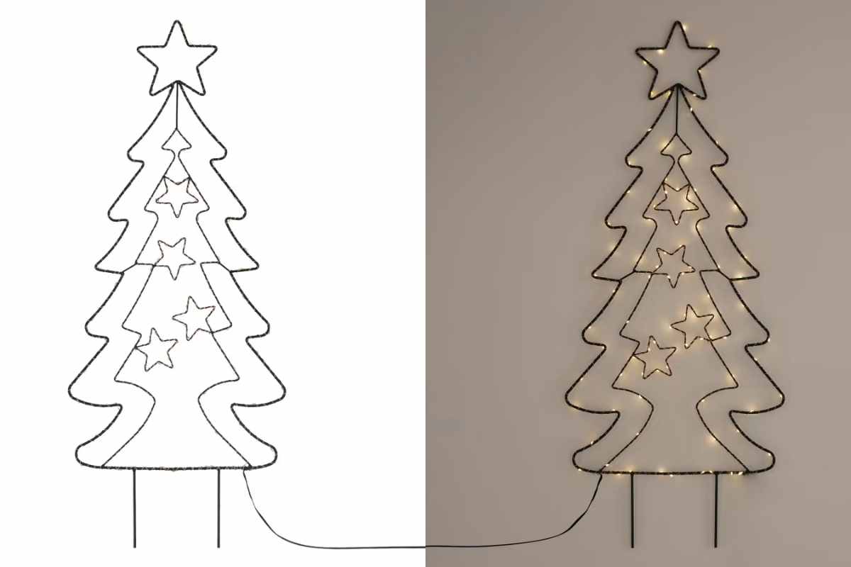 Albero di Natale da parete con LED Maisons du Monde 