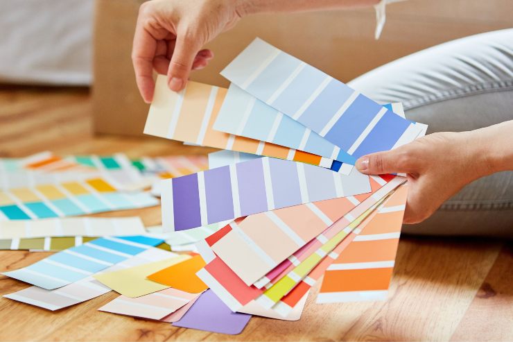 Pantoni di colori per le pareti